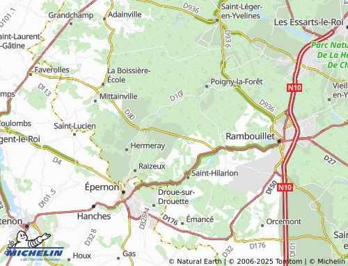 MICHELIN Le Bois-Dieu map - ViaMichelin