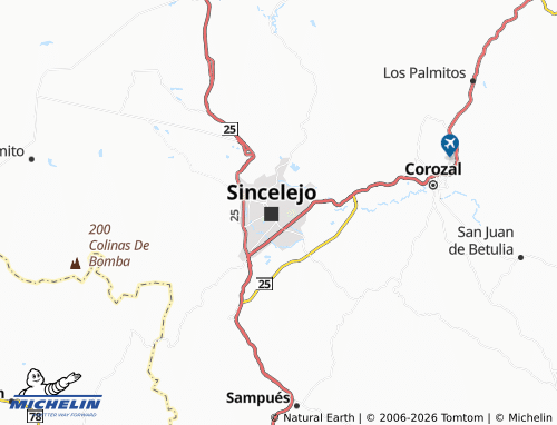 Mapa MICHELIN Cauca - ViaMichelin