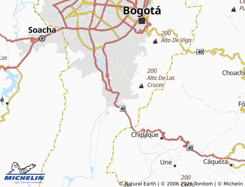 Carte MICHELIN El Bosque Central I - ViaMichelin