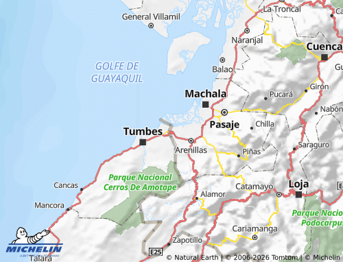 Carte MICHELIN Huaquillas - ViaMichelin