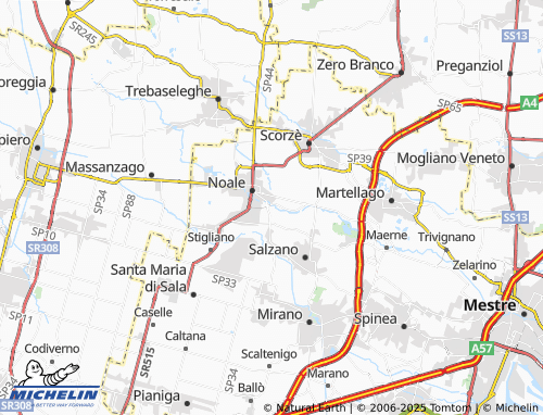 MICHELIN Toscanigo map - ViaMichelin