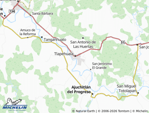Mapa MICHELIN San Jerónimo - ViaMichelin
