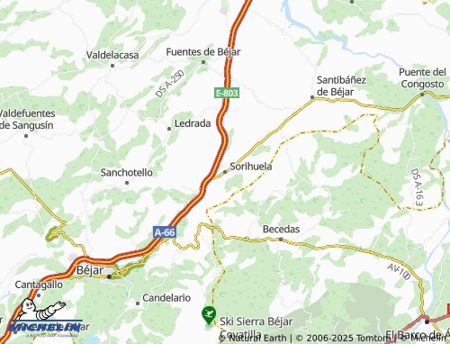 MICHELIN Sorihuela map - ViaMichelin