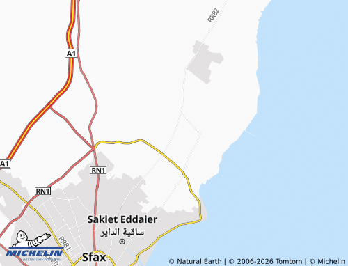 Mappa MICHELIN al-Bidarinah - ViaMichelin