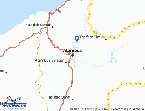 MICHELIN Atambua map - ViaMichelin
