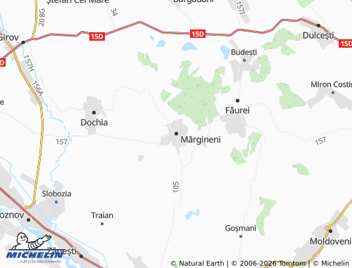 Carte MICHELIN Mărgineni - ViaMichelin