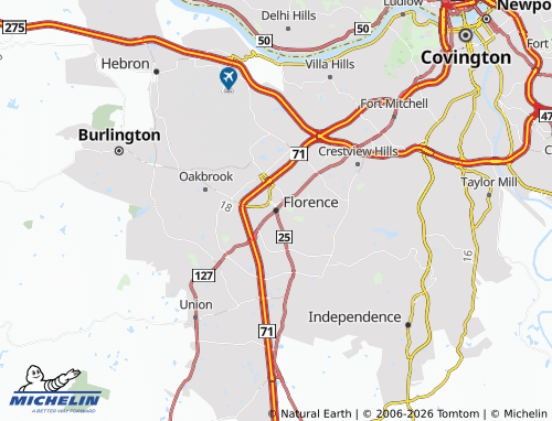 Mappa MICHELIN Florence - ViaMichelin