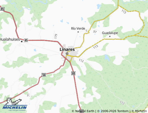 Mapa MICHELIN Privada San Carlos - ViaMichelin