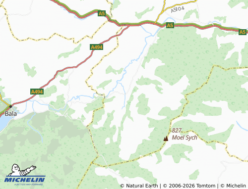 Mappa MICHELIN Llandrillo - ViaMichelin