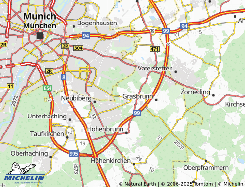 MICHELIN Oedenstockach map - ViaMichelin