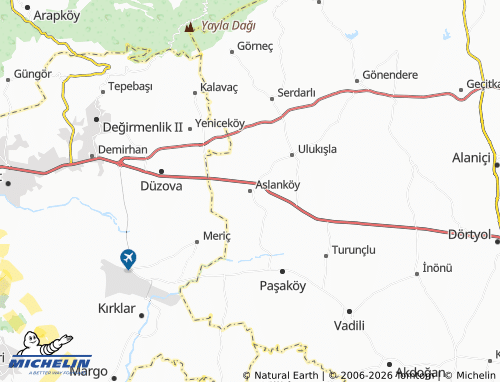 Mappa MICHELIN Aslanköy - ViaMichelin