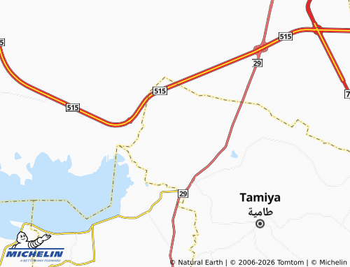 Mappa MICHELIN Koum Ousheem - ViaMichelin