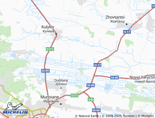MICHELIN Stroniatyn map - ViaMichelin