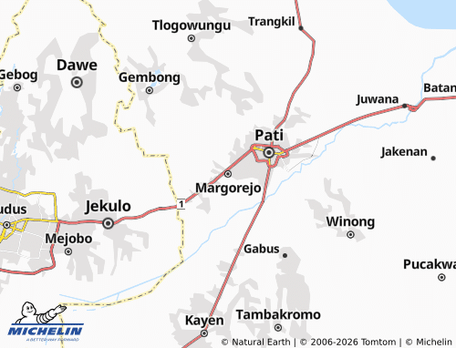 MICHELIN Margorejo map - ViaMichelin