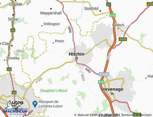 MICHELIN Hitchin map - ViaMichelin