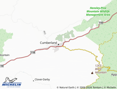 Carte MICHELIN Cumberland - ViaMichelin