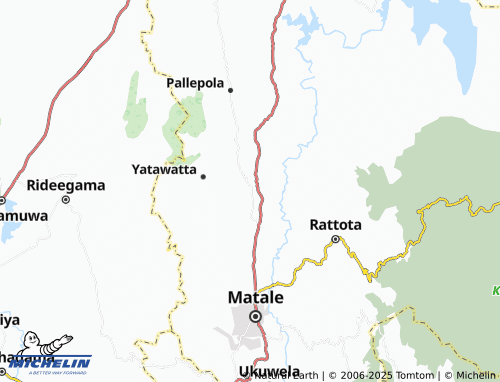 MICHELIN Dombawela map - ViaMichelin