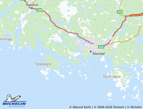MICHELIN Toftenes map - ViaMichelin
