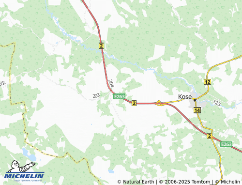 MICHELIN Kolu map - ViaMichelin