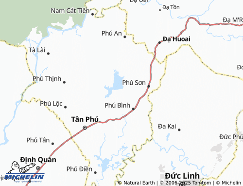 MICHELIN Thanh Sơn map - ViaMichelin