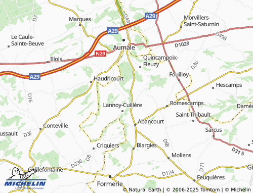 Carte MICHELIN Rothois - ViaMichelin