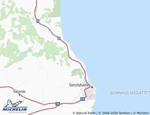 Carte MICHELIN Baskemölla - ViaMichelin