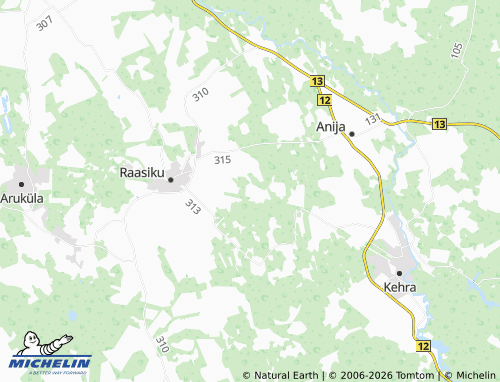 MICHELIN Kihmla map - ViaMichelin