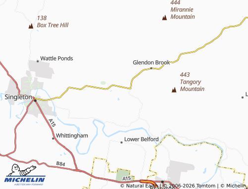 Mapa MICHELIN Mitchells Flat - ViaMichelin