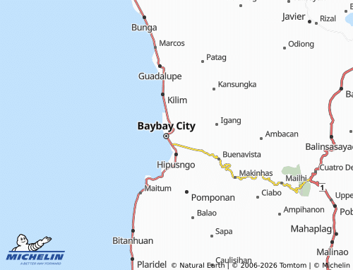MICHELIN Poblacion Zone 3 map - ViaMichelin