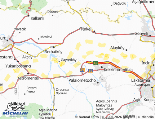 MICHELIN-Landkarte Denya - ViaMichelin
