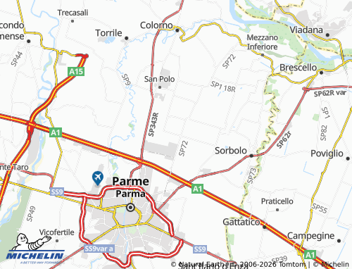 MICHELIN Ravadese map - ViaMichelin