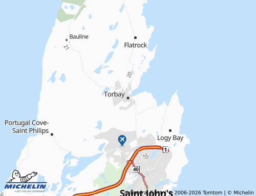 Mappa MICHELIN Torbay - ViaMichelin