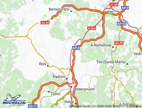 MICHELIN A Escravitude map - ViaMichelin
