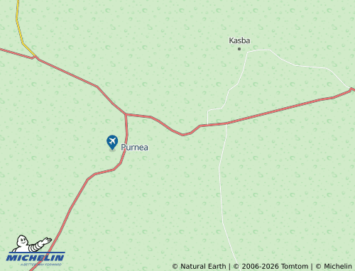 Carte MICHELIN Purnea - ViaMichelin