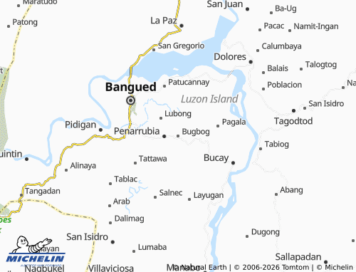 MICHELIN Bugbog map - ViaMichelin