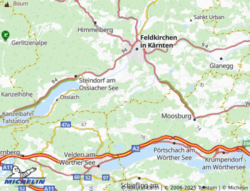 MICHELIN-Landkarte Dellach - ViaMichelin