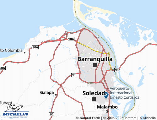 Mapa MICHELIN Los Olivos - ViaMichelin