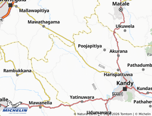 Kaart MICHELIN Kuragama North - ViaMichelin