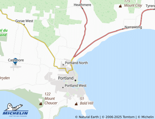 MICHELIN Bolwarra map - ViaMichelin