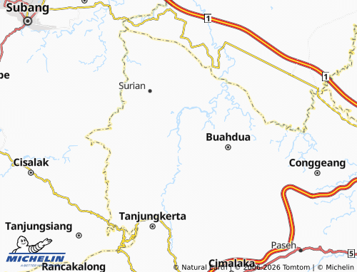 Mapa MICHELIN Wanajaya - ViaMichelin