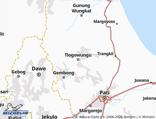 Mapa MICHELIN Tlogowungu - ViaMichelin