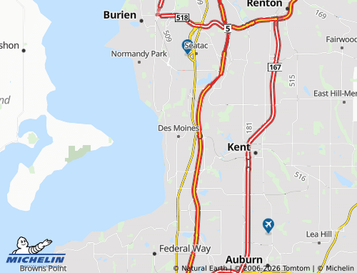 Carte MICHELIN Des Moines - ViaMichelin