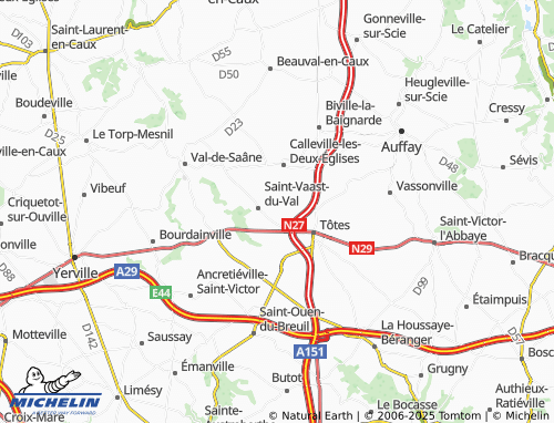 Carte MICHELIN Petit Fumechon - ViaMichelin