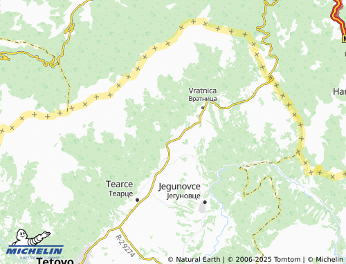MICHELIN Odri map - ViaMichelin