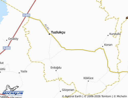 MICHELIN Çöğürlü map - ViaMichelin