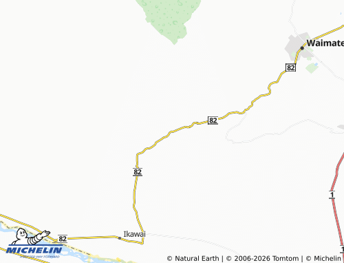 Mapa MICHELIN Waihao Downs - ViaMichelin