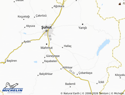 Mappa MICHELIN Hallaç - ViaMichelin