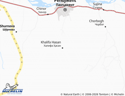 Mappa MICHELIN Khalifa Hasan - ViaMichelin