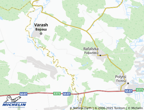 MICHELIN-Landkarte Zabolottia - ViaMichelin