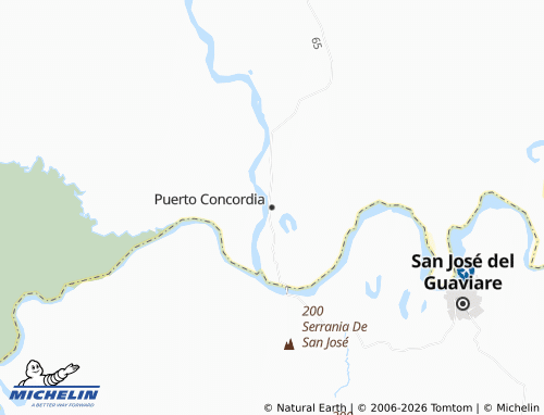 MICHELIN Puerto Concordia map - ViaMichelin